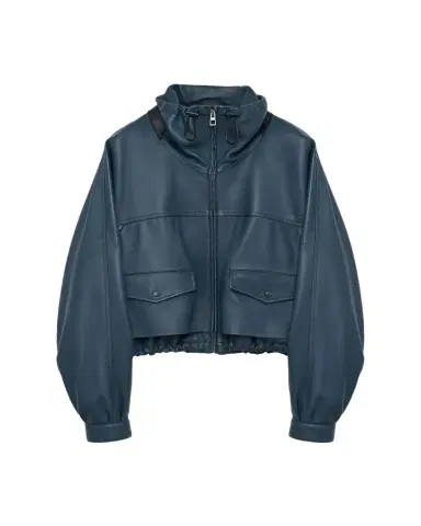 Loewe Double Layered Leather Zip Jacket | Thumbnail 1