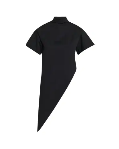 Alaïa Short-Sleeve Asymmetric Triangle T-Shirt | Thumbnail 1 Alaïa Short-Sleeve Asymmetric Triangle T-Shirt | Thumbnail 1