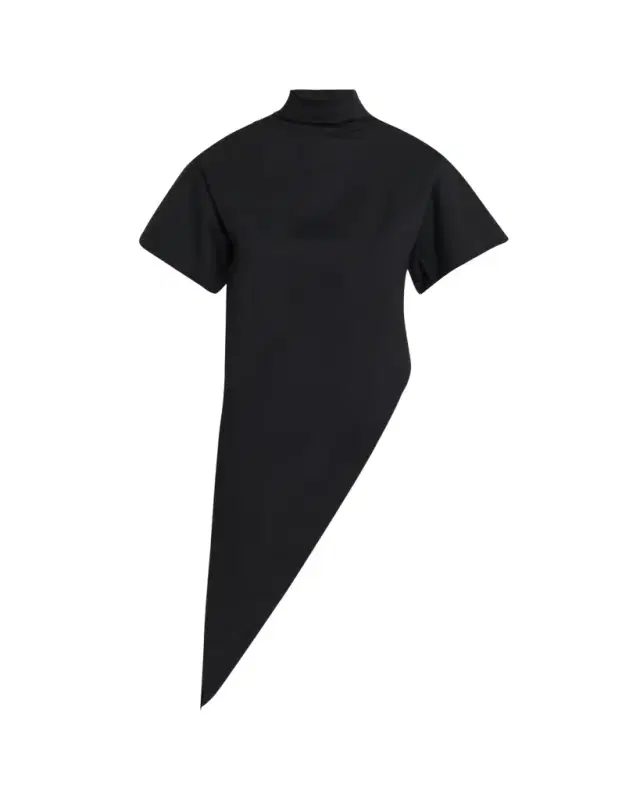 Short-Sleeve Asymmetric Triangle T-Shirt