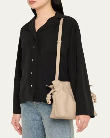 Loewe Flamenco Medium Clutch Bag in Nappa Leather | Thumbnail 2