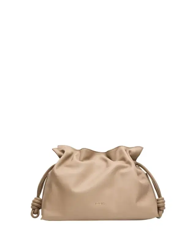 Flamenco Medium Clutch Bag in Nappa Leather