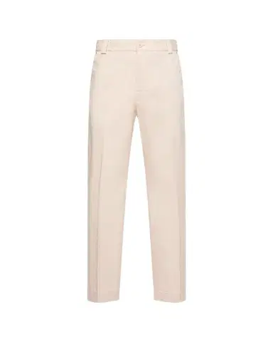 Moncler Men's Tailored Stretch Cotton Straight-Leg Pants | Thumbnail 1