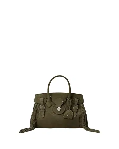 Ralph Lauren Collection Soft Ricky 27 Fringe-Trim Calf-Suede Bag | Thumbnail 1 Ralph Lauren Collection Soft Ricky 27 Fringe-Trim Calf-Suede Bag | Thumbnail 1