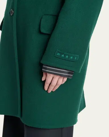 Marni Wool-Cashmere Long Coat | Thumbnail 5