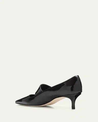 Manolo Blahnik 50mm Dorian Patent Leather Mary Jane Pumps | Thumbnail 2 Manolo Blahnik 50mm Dorian Patent Leather Mary Jane Pumps | Thumbnail 2