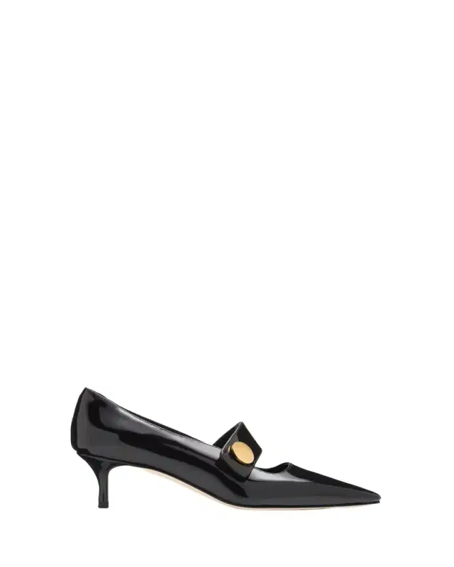 Manolo Blahnik 50mm Dorian Patent Leather Mary Jane Pumps