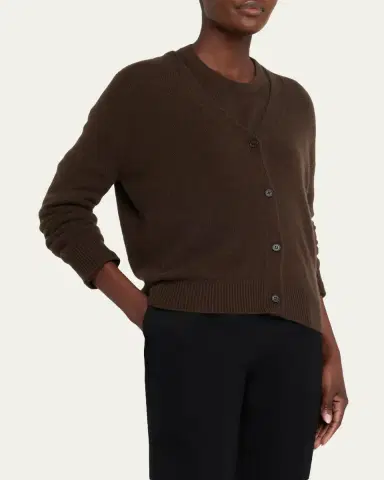 The Row Ovida Cashmere V-Neck Cardigan | Thumbnail 4