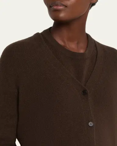 The Row Ovida Cashmere V-Neck Cardigan | Thumbnail 5