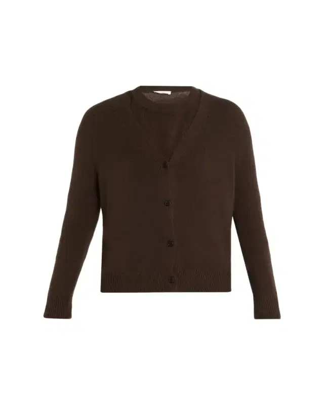THE ROW Ovida Cashmere V-Neck Cardigan