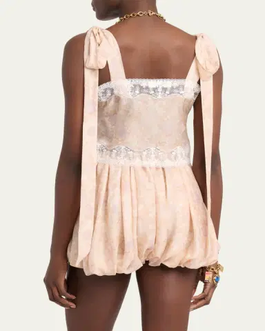 Chloé Painted Flowers Silk Top | Thumbnail 3 Chloé Painted Flowers Silk Top | Thumbnail 3