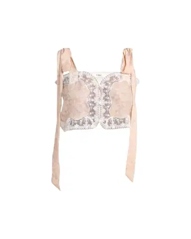 Chloé Painted Flowers Silk Top | Thumbnail 1 Chloé Painted Flowers Silk Top | Thumbnail 1