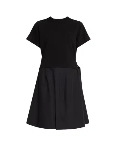 sacai Cotton Poplin x Knit Shirtdress | Thumbnail 1