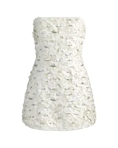 Alice + Olivia Katia Sequined Strapless Mini Dress | Thumbnail 1