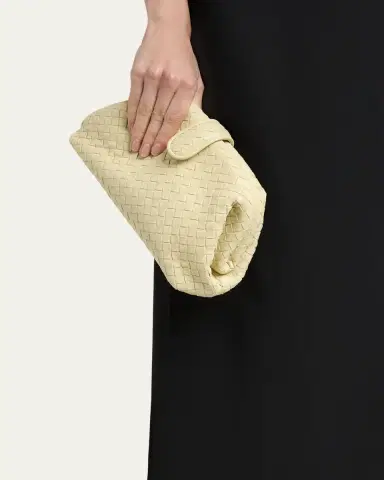 Bottega Veneta Lauren 1980 Leather Clutch Bag | Thumbnail 2