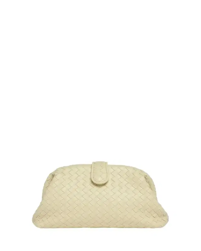 Bottega Veneta Lauren 1980 Leather Clutch Bag
