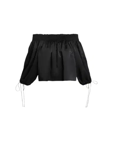 Chloé Silk Off-The-Shoulder Top | Thumbnail 1 Chloé Silk Off-The-Shoulder Top | Thumbnail 1