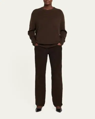 The Row Odelle Cashmere Knit Oversized Crewneck Top | Thumbnail 7 The Row Odelle Cashmere Knit Oversized Crewneck Top | Thumbnail 7
