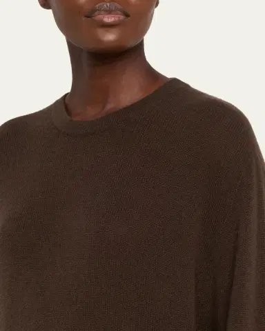The Row Odelle Cashmere Knit Oversized Crewneck Top | Thumbnail 10 The Row Odelle Cashmere Knit Oversized Crewneck Top | Thumbnail 10