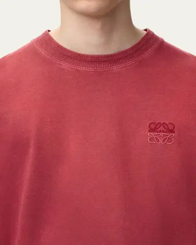 Loewe Men's Faded Degrade-Anagram Crewneck T-Shirt | Thumbnail 5