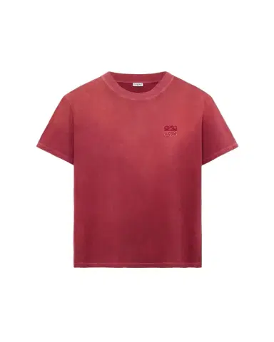 Loewe Men's Faded Degrade-Anagram Crewneck T-Shirt | Thumbnail 1