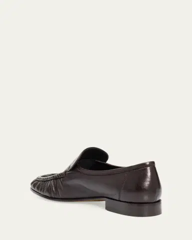 The Row Soft Moccasin Two Leather Loafers | Thumbnail 2