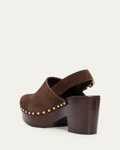 Chloé 80mm Jeannette Suede Platform Clogs | Thumbnail 2 Chloé 80mm Jeannette Suede Platform Clogs | Thumbnail 2