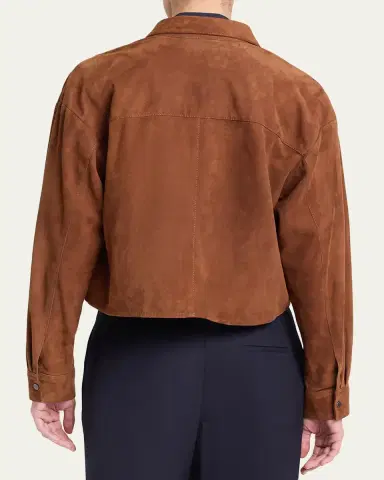 TWP Little Big Joe Shirt in Suede | Thumbnail 2 TWP Little Big Joe Shirt in Suede | Thumbnail 2