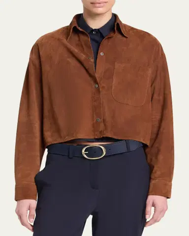 TWP Little Big Joe Shirt in Suede | Thumbnail 3 TWP Little Big Joe Shirt in Suede | Thumbnail 3