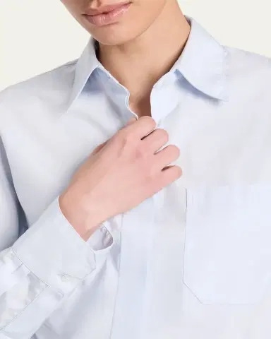 TWP Cowboy Update Cotton Button-Front Shirt | Thumbnail 4 TWP Cowboy Update Cotton Button-Front Shirt | Thumbnail 4