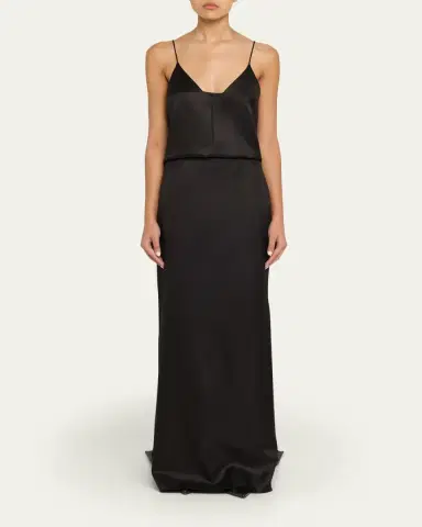 Brandon Maxwell Monroe Wool-Silk Train Maxi Skirt | Thumbnail 2
