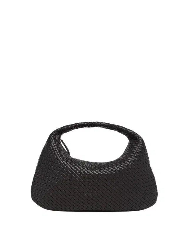 Maxi Veneta Leather Shoulder Bag
