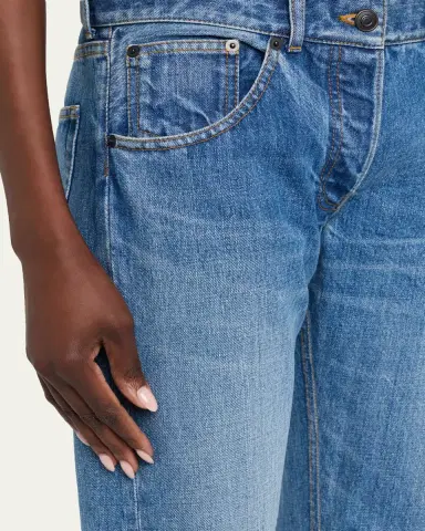 The Row Fima Low-Rise Straight-Leg Ankle Jeans | Thumbnail 5 The Row Fima Low-Rise Straight-Leg Ankle Jeans | Thumbnail 5