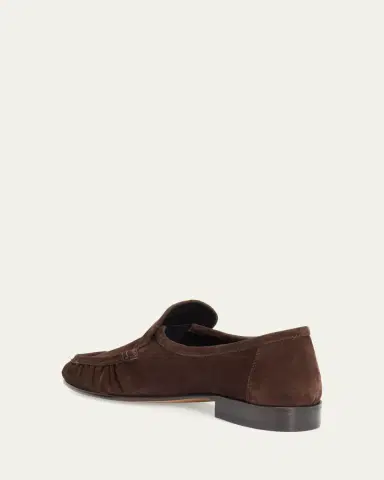 The Row Soft Moccasin Two Suede Loafers | Thumbnail 2