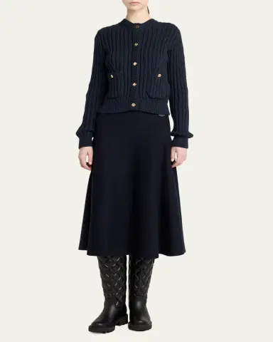 Moncler Padded Knit Cardigan | Thumbnail 2 Moncler Padded Knit Cardigan | Thumbnail 2