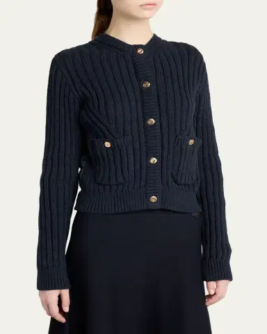 Moncler Padded Knit Cardigan | Thumbnail 4 Moncler Padded Knit Cardigan | Thumbnail 4