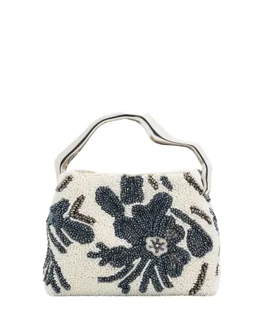 Cult Gaia Solene Mini Sculptural Beaded Top-Handle Bag | Thumbnail 1 Cult Gaia Solene Mini Sculptural Beaded Top-Handle Bag | Thumbnail 1