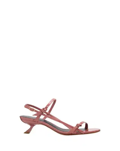 Alexandre Birman 50mm Clarita Caged Croc-Embossed Leather Sandals | Thumbnail 1