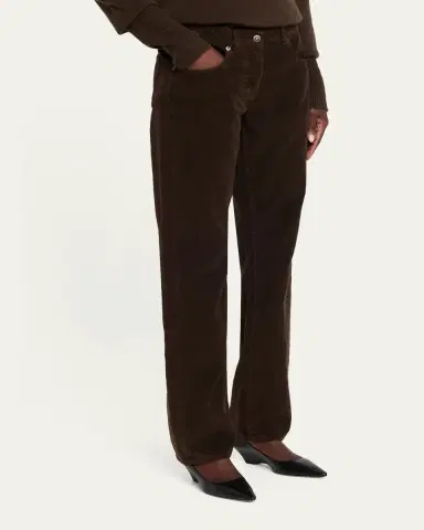 The Row Frava Corduroy Straight-Leg Pants | Thumbnail 4