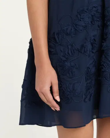 Simkhai Aveil Embroidered Organza Mini Dress | Thumbnail 5 Simkhai Aveil Embroidered Organza Mini Dress | Thumbnail 5