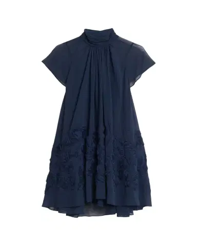 Simkhai Aveil Embroidered Organza Mini Dress | Thumbnail 1 Simkhai Aveil Embroidered Organza Mini Dress | Thumbnail 1