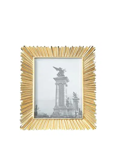 L'Objet Ray Gold-Plated Picture Frame, 5" x 7" | Thumbnail 1