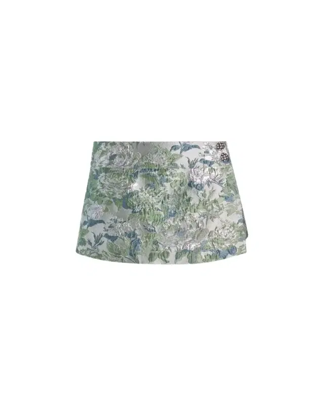 Somers Metallic Jacquard Mini Skort