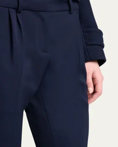 Balenciaga Barathea Wool Crepe Straight-Leg Trousers | Thumbnail 5 Balenciaga Barathea Wool Crepe Straight-Leg Trousers | Thumbnail 5