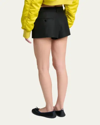 Balenciaga Starch Regenerative Wool Mini Hybrid Skort | Thumbnail 3 Balenciaga Starch Regenerative Wool Mini Hybrid Skort | Thumbnail 3
