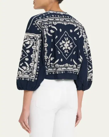 Veronica Beard Drake Embroidered Jacket | Thumbnail 3 Veronica Beard Drake Embroidered Jacket | Thumbnail 3
