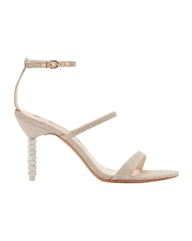 Sophia Webster Rosalind Glitter Sphere-Heel Sandals