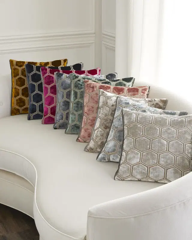 Designers Guild Manipur Azure Pillow