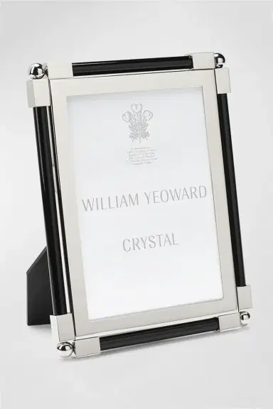 William Yeoward Crystal New Classic Black Frame, 5 x 7 | Thumbnail 2