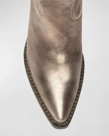 NeroGiardini Texan Leather Cowboy Boots | Thumbnail 4