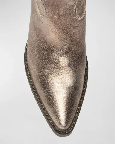 NeroGiardini Texan Leather Cowboy Boots | Thumbnail 5